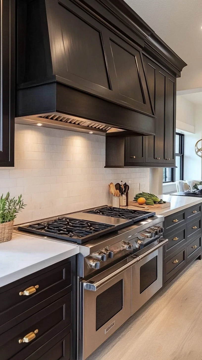 Modern Elegance: Transform Your Kitchen with Sophisticated Black Cabinetry