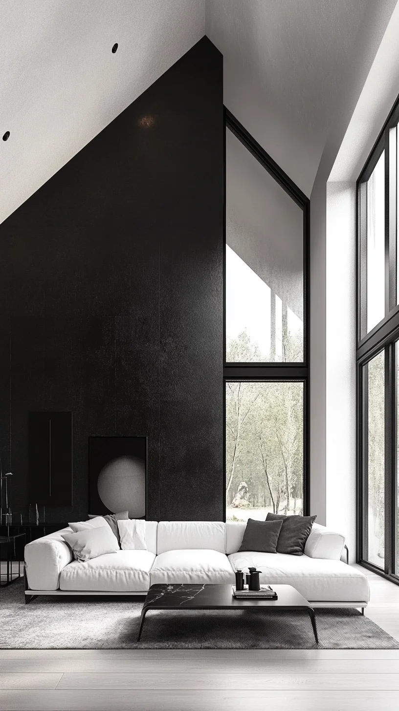 Modern Monochrome Magic: Elevate Your Space with Chic Black and White Aesthetics