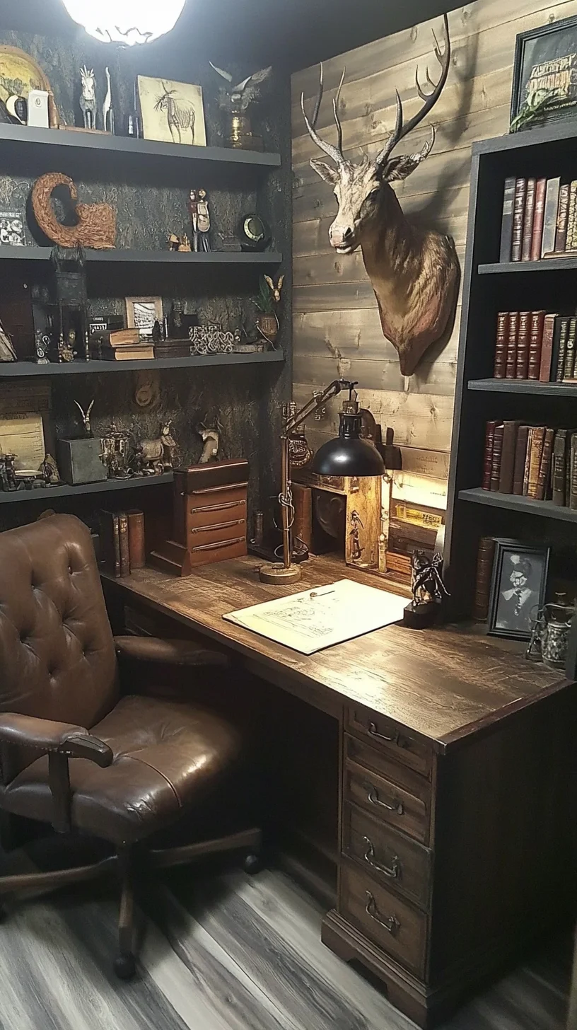 Rustic Elegance: Elevate Your Workspace with Vintage Charm