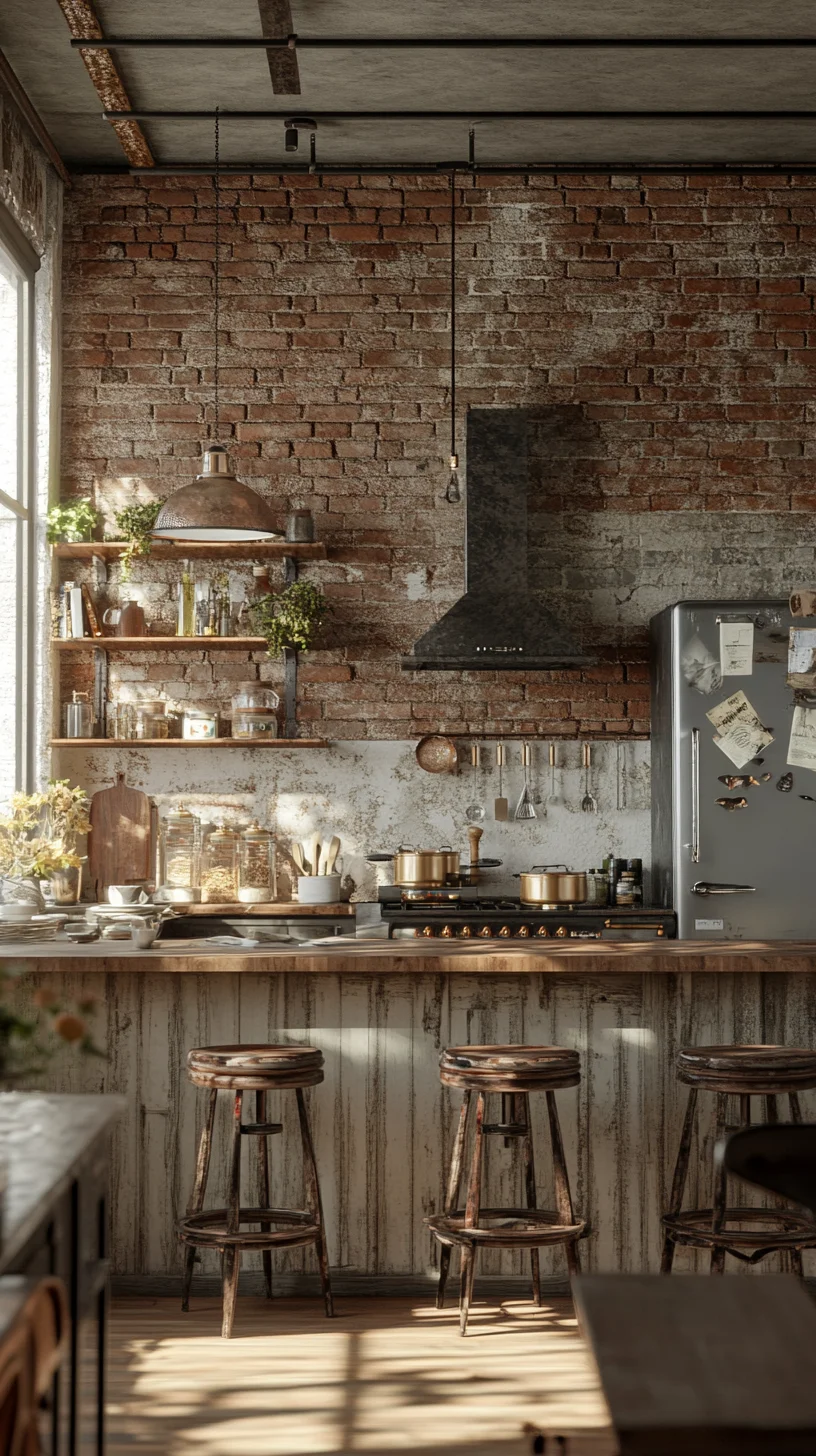 Rustic Elegance: Embrace the Warmth of Industrial Kitchen Design