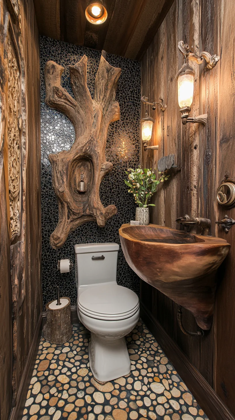 Rustic Elegance: Transform Your Bathroom with Nature-Inspired Decor