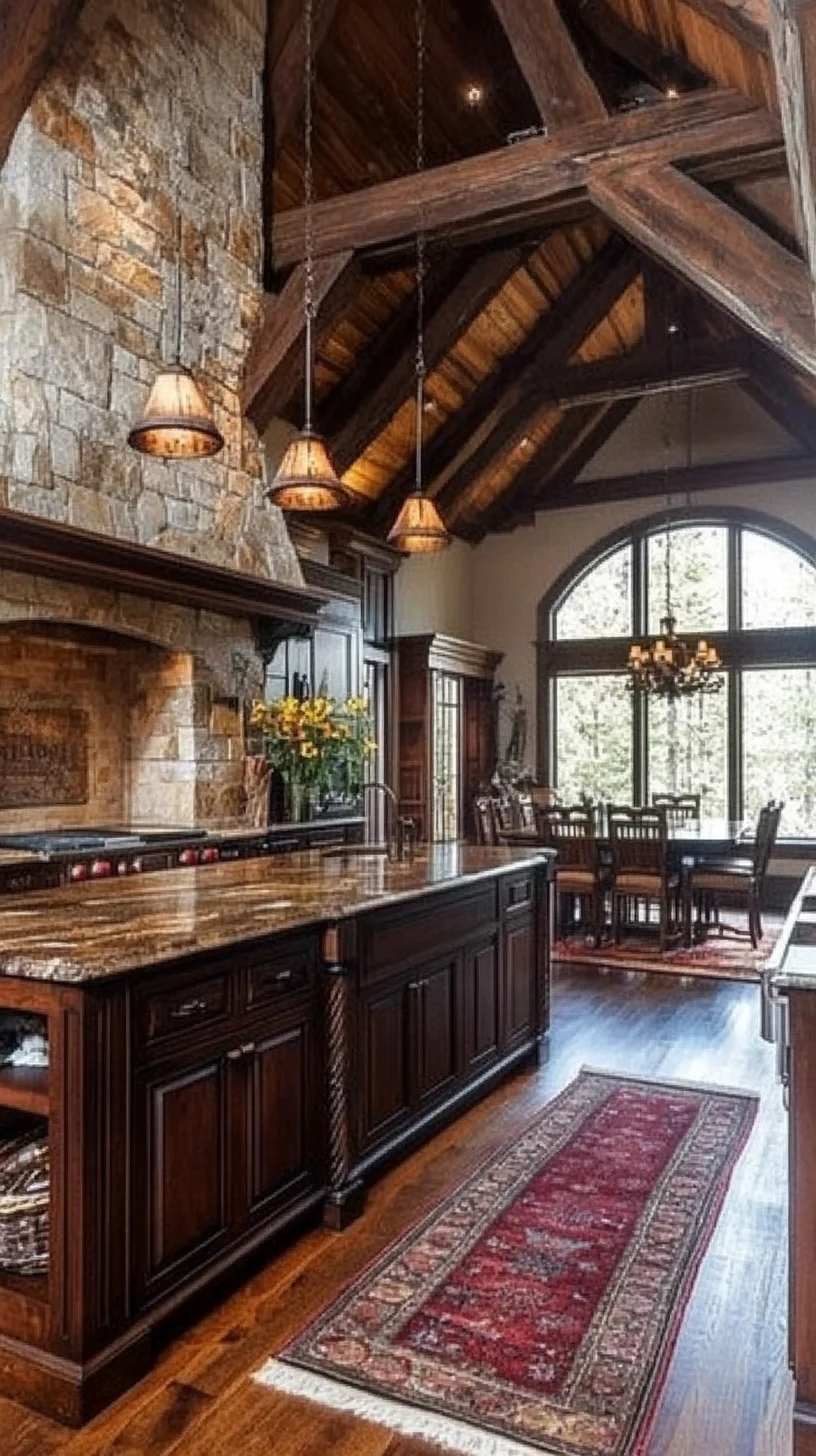 Rustic Elegance: Transform Your Kitchen into a Cozy Mountain Retreat