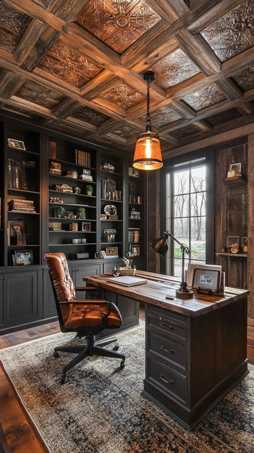 Rustic Elegance: Transform Your Workspace with Timeless Wood Accents