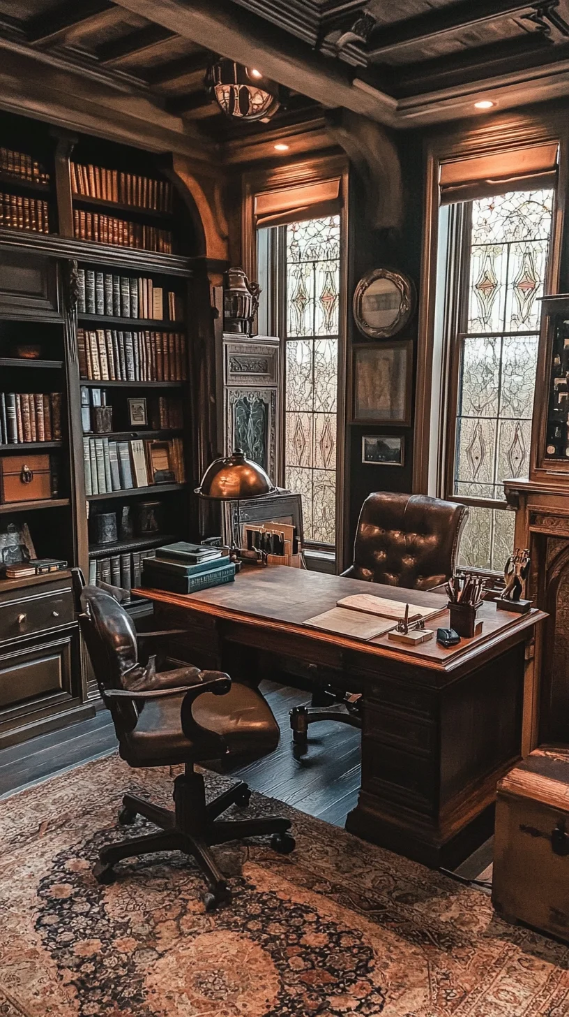 The Timeless Elegance of a Classic Home Office: Perfect for Inspiration and Productivity