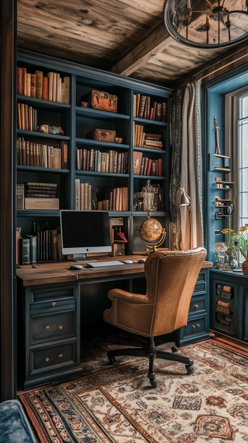 Timeless Elegance: Crafting a Cozy Literary Corner for the Modern Home Office