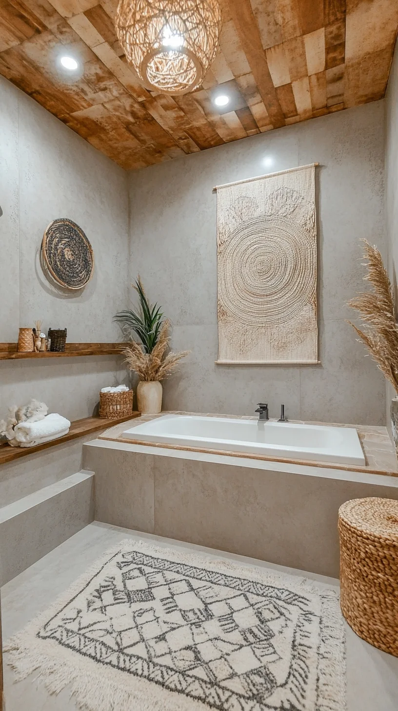 Transform Your Bathroom into a Cozy Oasis with Bohemian Chic Decor