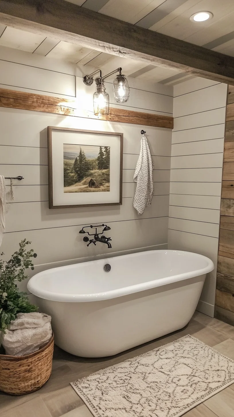 Transform Your Bathroom into a Cozy Spa Retreat with Timeless Rustic Elegance