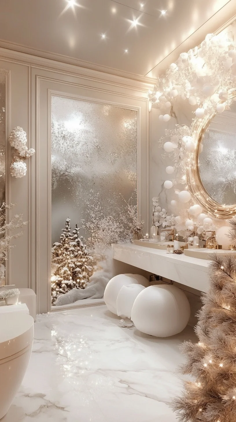 Transform Your Bathroom into a Cozy Winter Wonderland Oasis