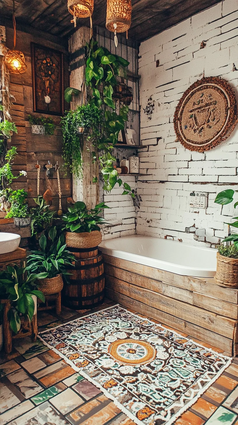 Transform Your Bathroom into a Lush Oasis with Boho Chic Decor