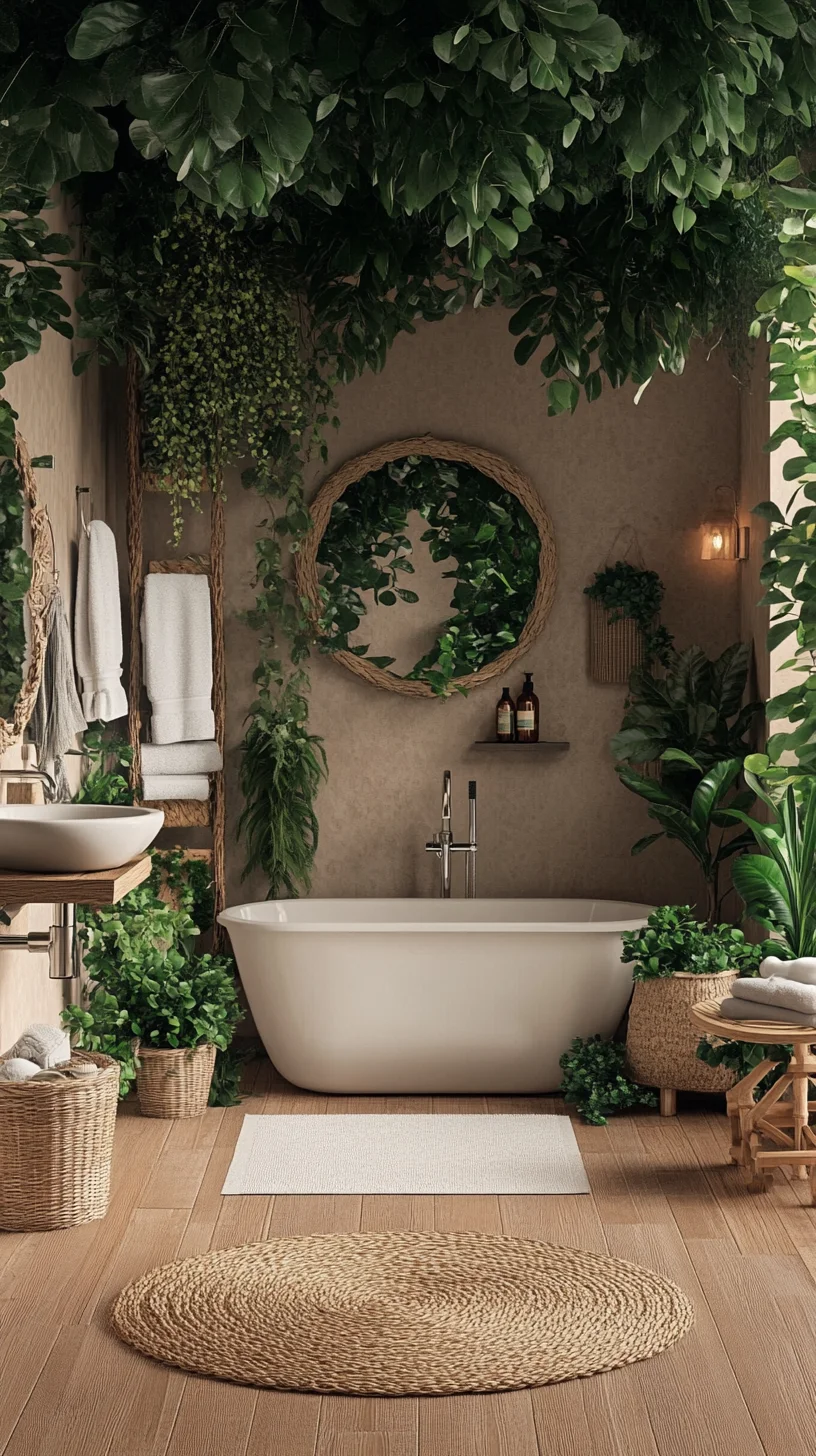 Transform Your Bathroom into a Lush Oasis with Botanical Elegance