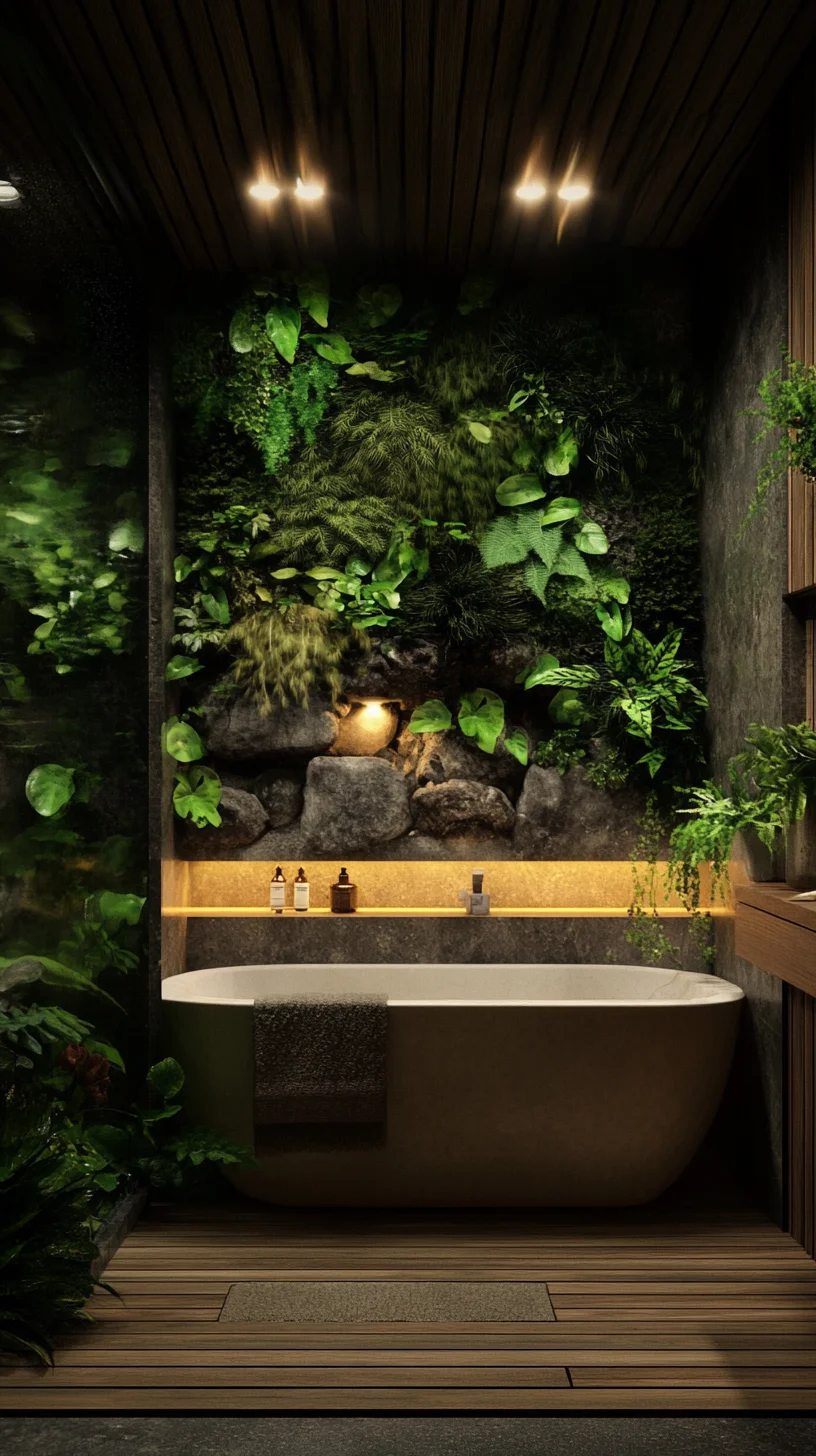 Transform Your Bathroom into a Serene Oasis with Lush Greenery