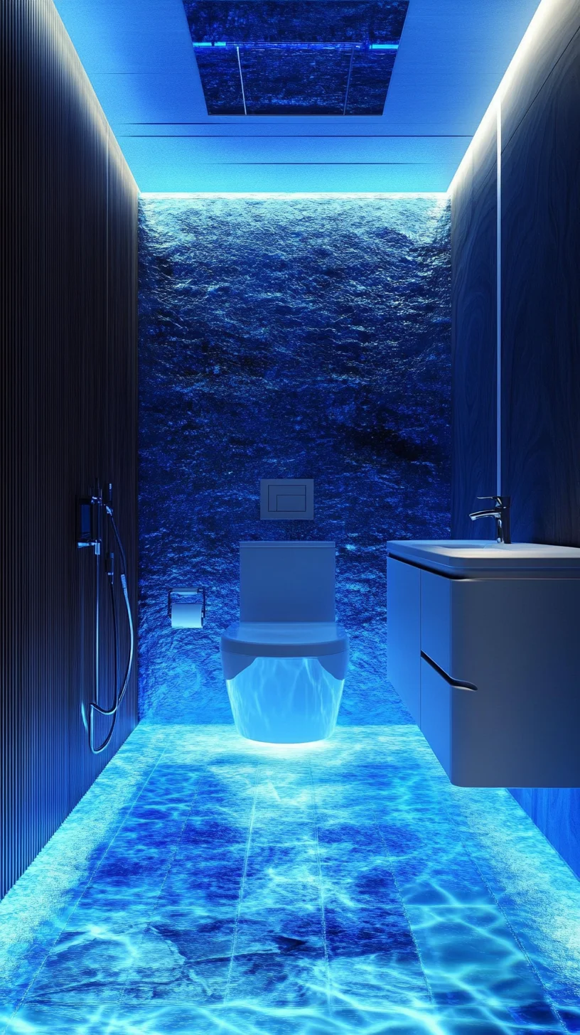 Transform Your Bathroom into a Soothing Oasis with Mesmerizing Water-Like Accents