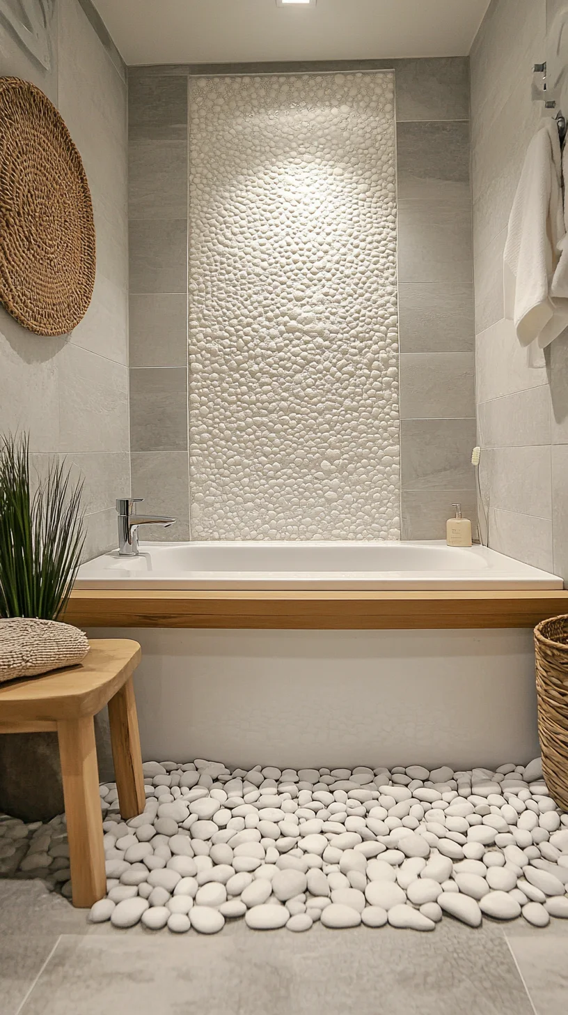 Transform Your Bathroom into a Spa-like Retreat with Pebble Accents