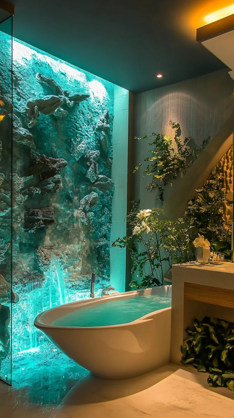 Transform Your Bathroom into a Tranquil Oasis with a Stunning Waterfall Feature