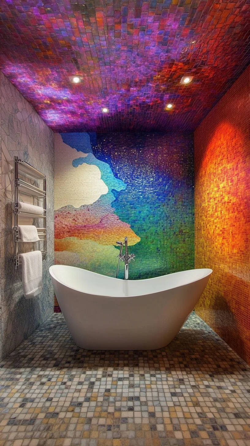 Transform Your Bathroom into a Vibrant Oasis with Colorful Mosaic Tiles