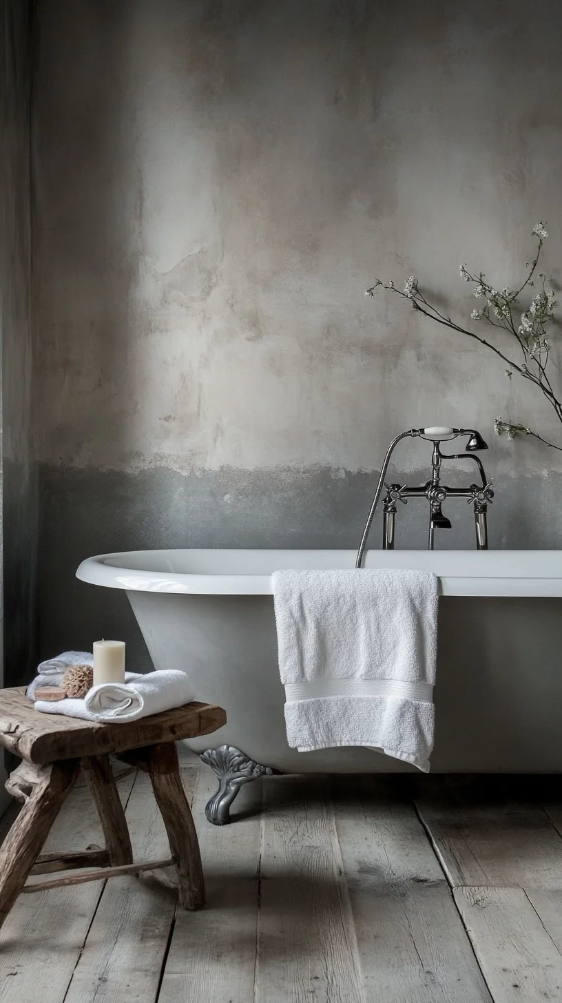 Transform Your Bathroom with Rustic Elegance: The Cozy Minimalist Aesthetic