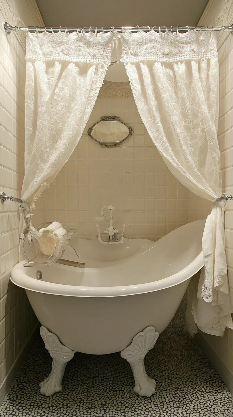 Transform Your Bathroom with Vintage Elegance: Chic Bathtub Styling Tips