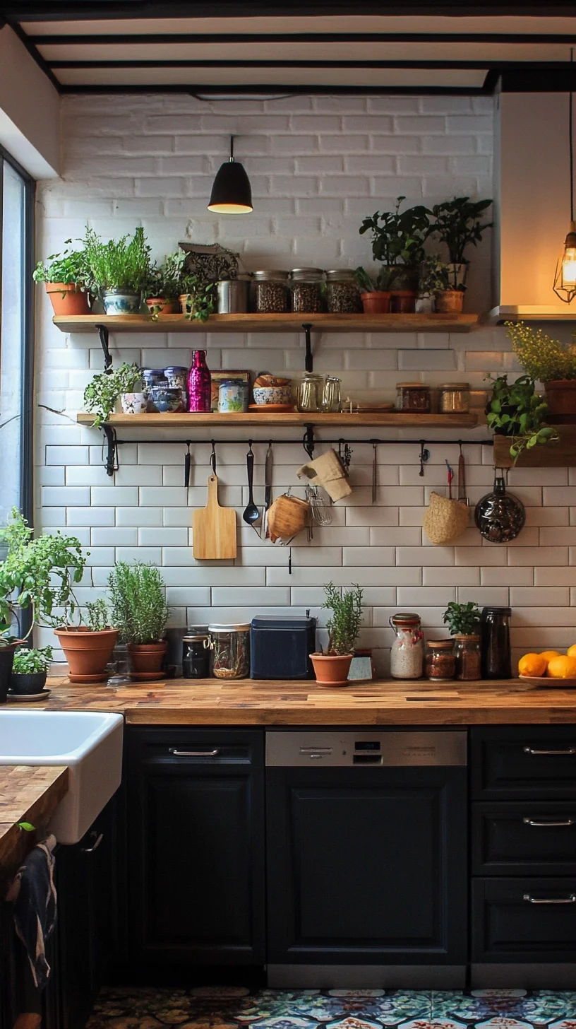 Transform Your Kitchen with Cozy Greenery: A Modern Rustic Decor Style