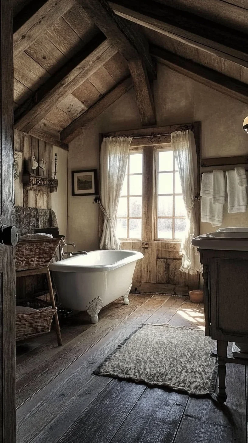 Transform Your Space: Rustic Elegance for a Cozy Bathroom Retreat