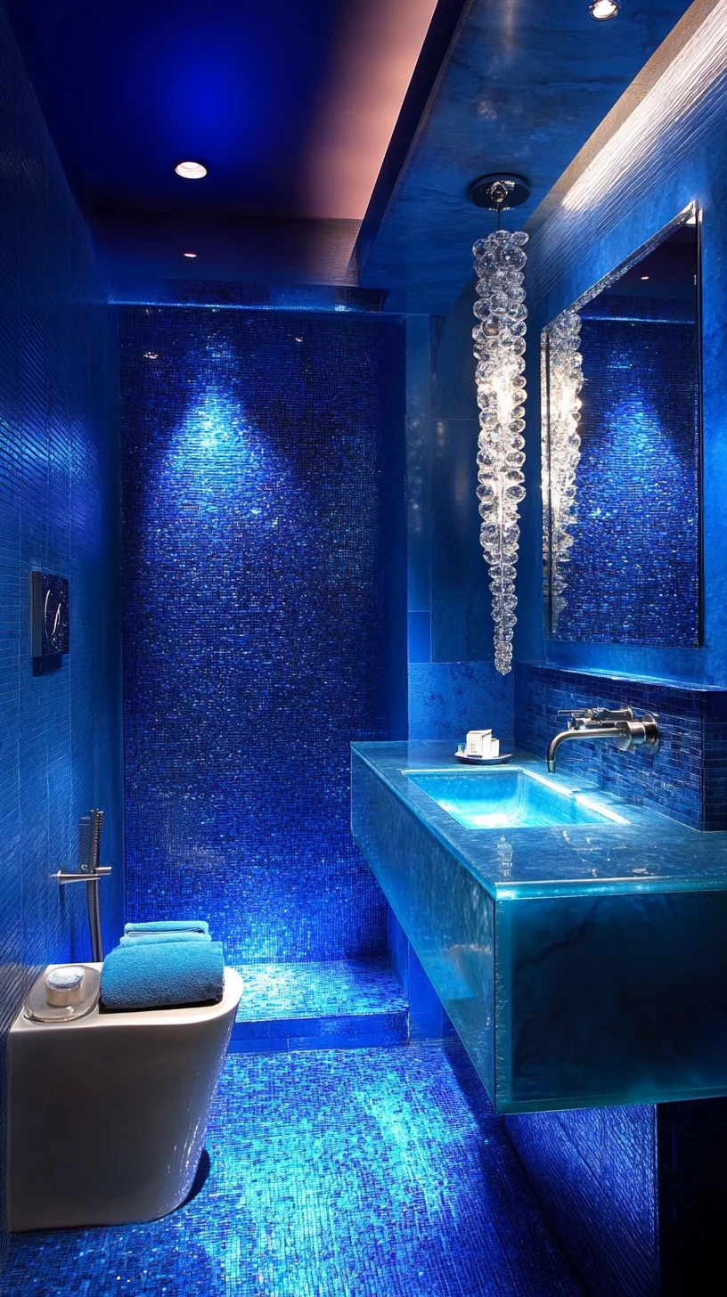 Transform Your Space with a Bold Ocean Blue Bathroom Oasis