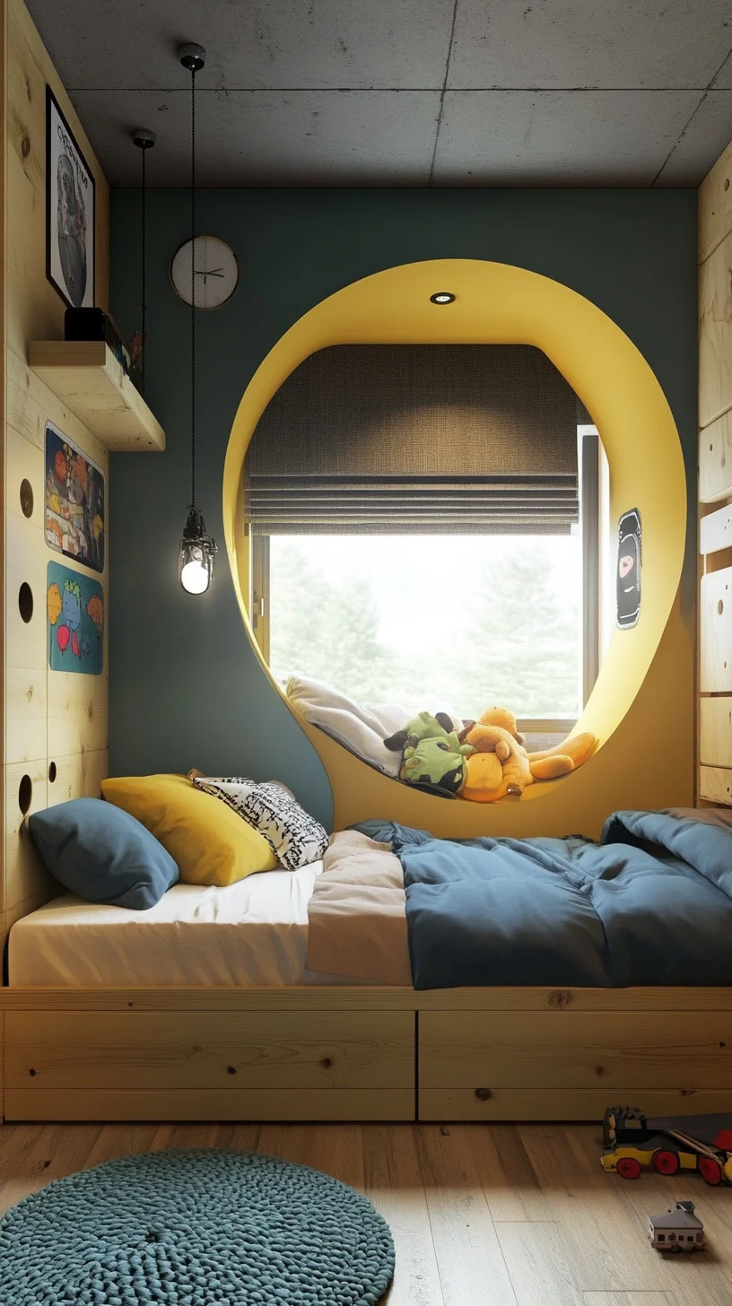 Transform Your Space with a Cozy Circular Window Nook Design