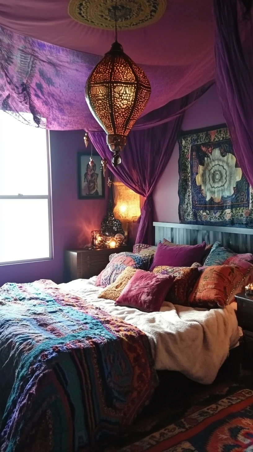 Transform Your Space with Bohemian Charm: A Cozy, Eclectic Bedroom Retreat