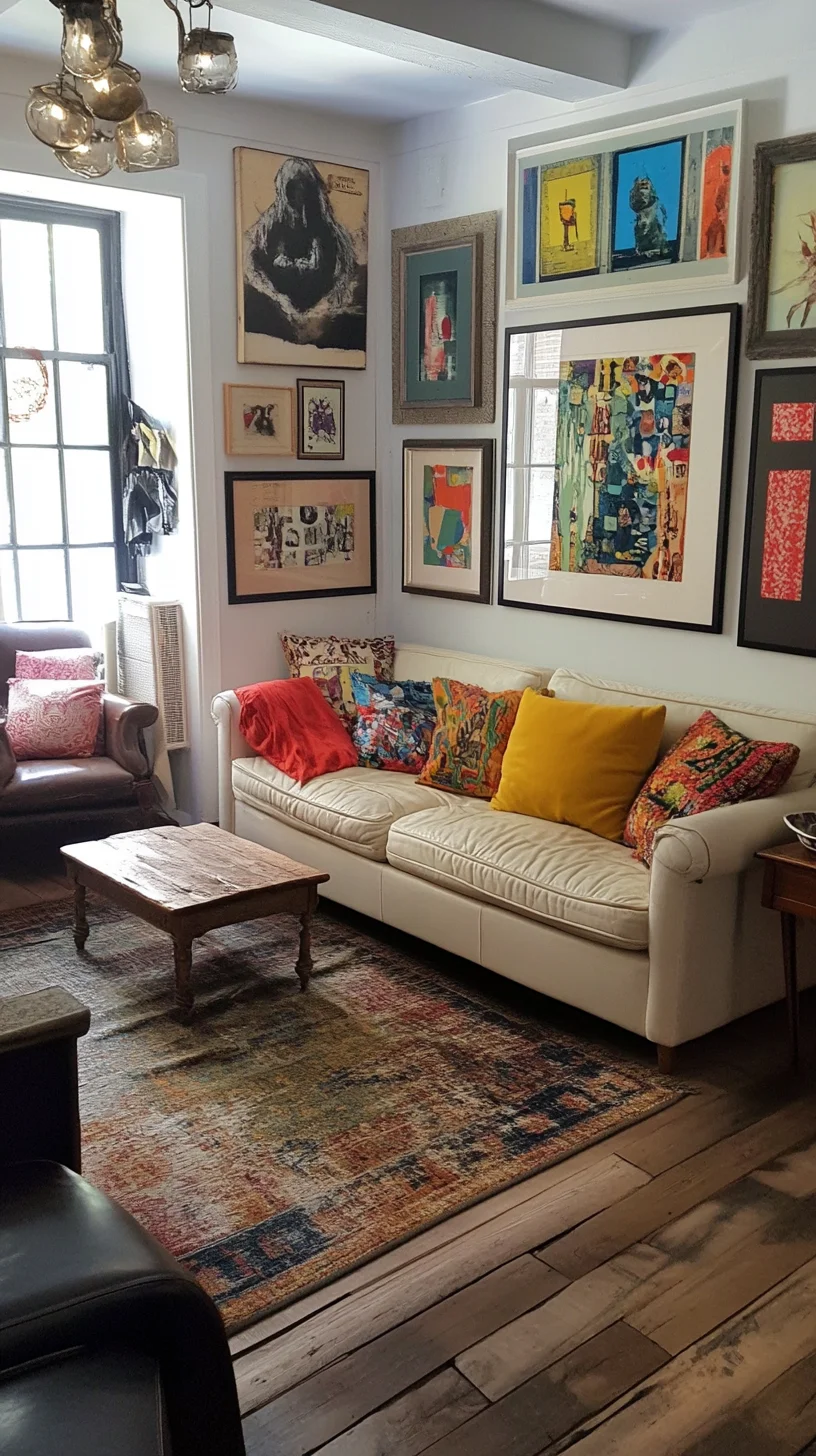 Transform Your Space with Eclectic Art-Infused Living Room Styles