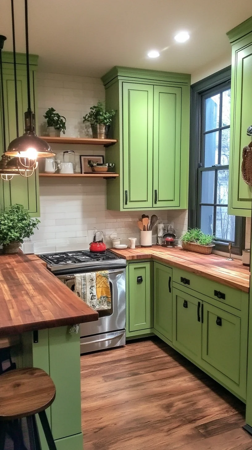 Transform Your Space with Fresh and Vibrant Green Kitchen Designs