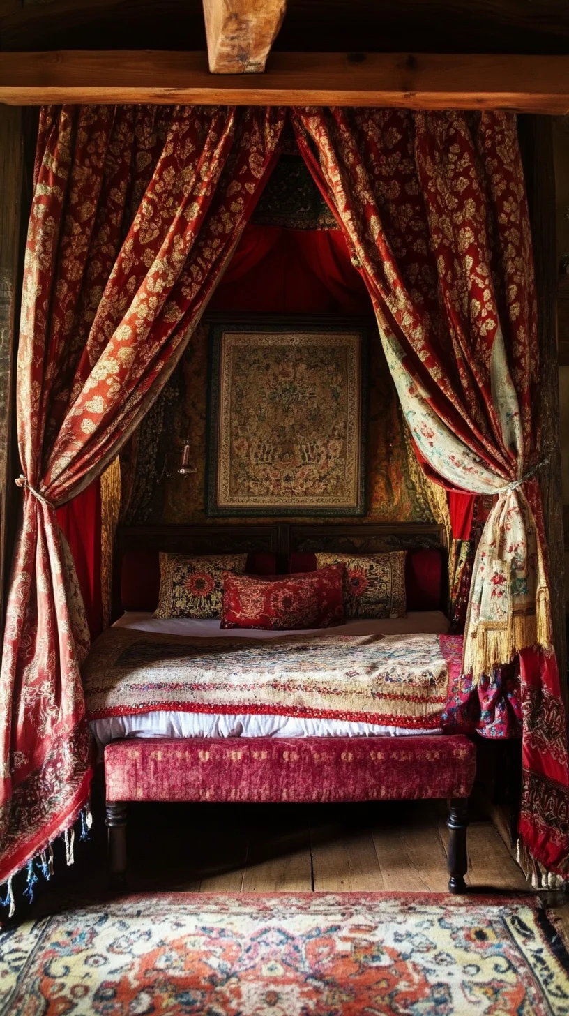 Transform Your Space with Luxurious Bohemian Drapery and Rich Textiles