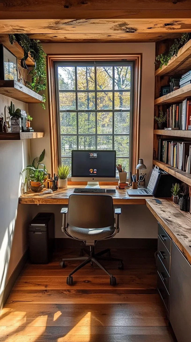 Transform Your Workspace: Embrace Cozy Minimalism with Natural Elements