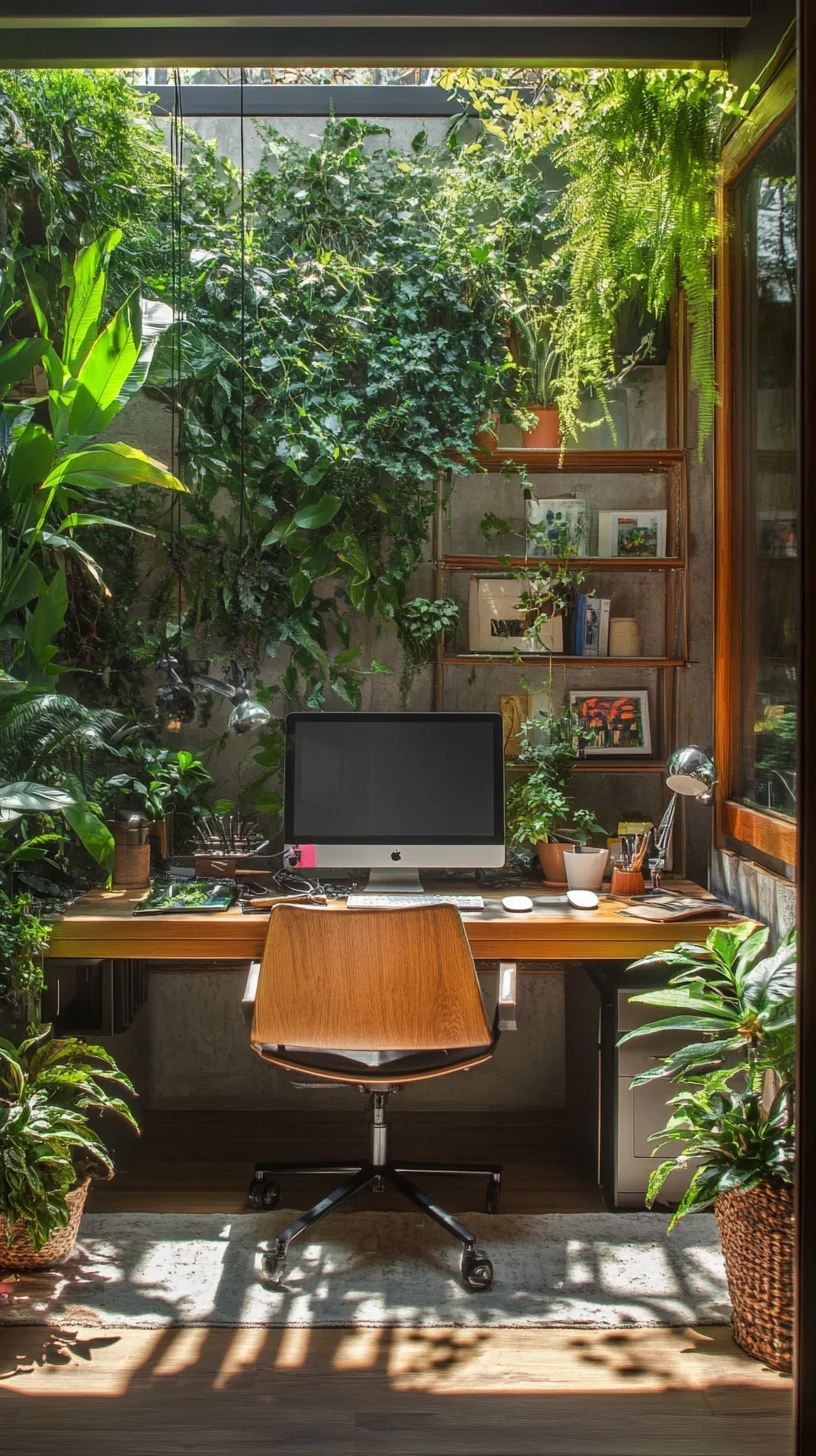 Transform Your Workspace: Embrace Nature with a Lush Indoor Garden Office