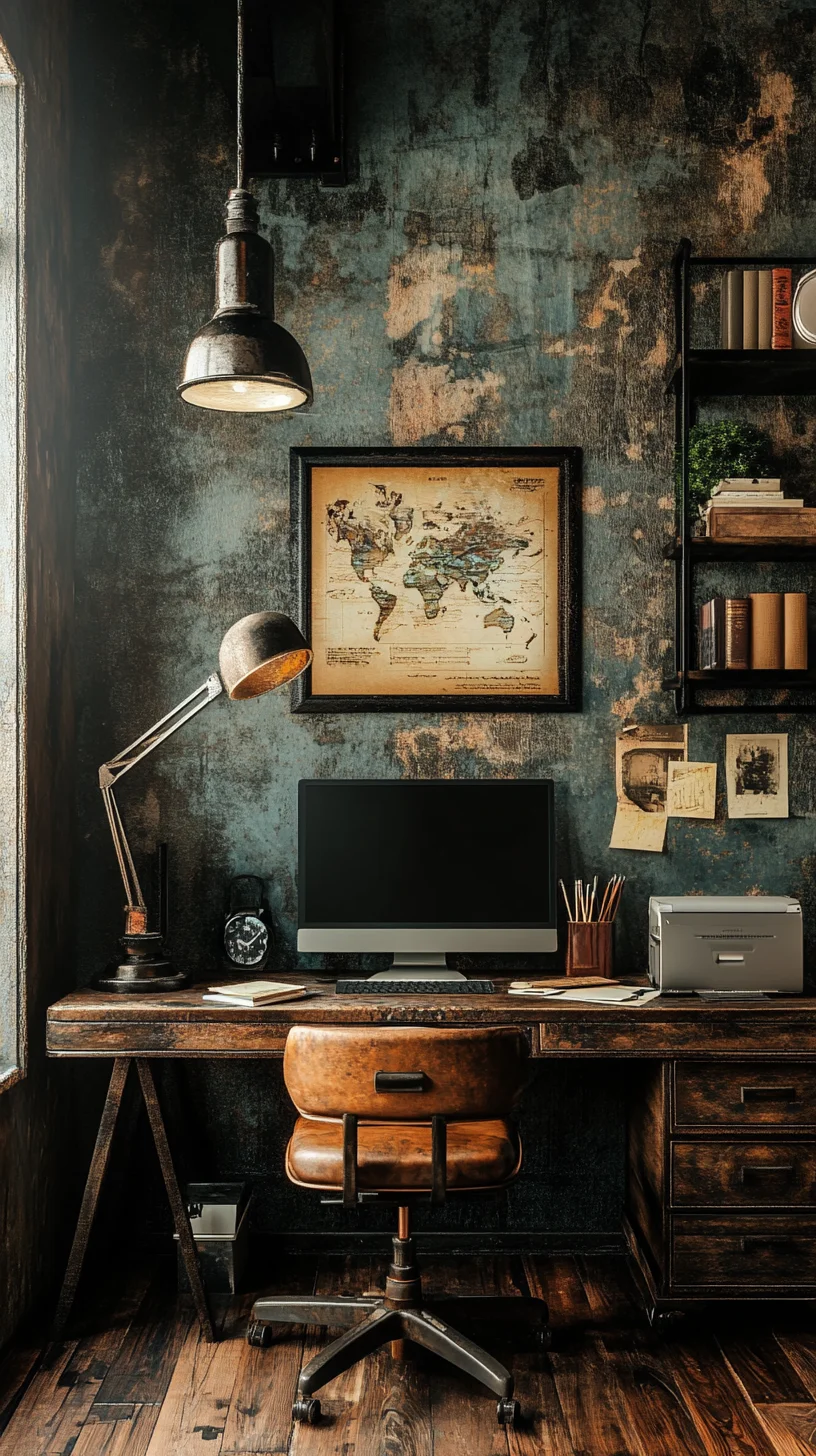 Transform Your Workspace: Embrace Rustic Industrial Charm for Ultimate Productivity