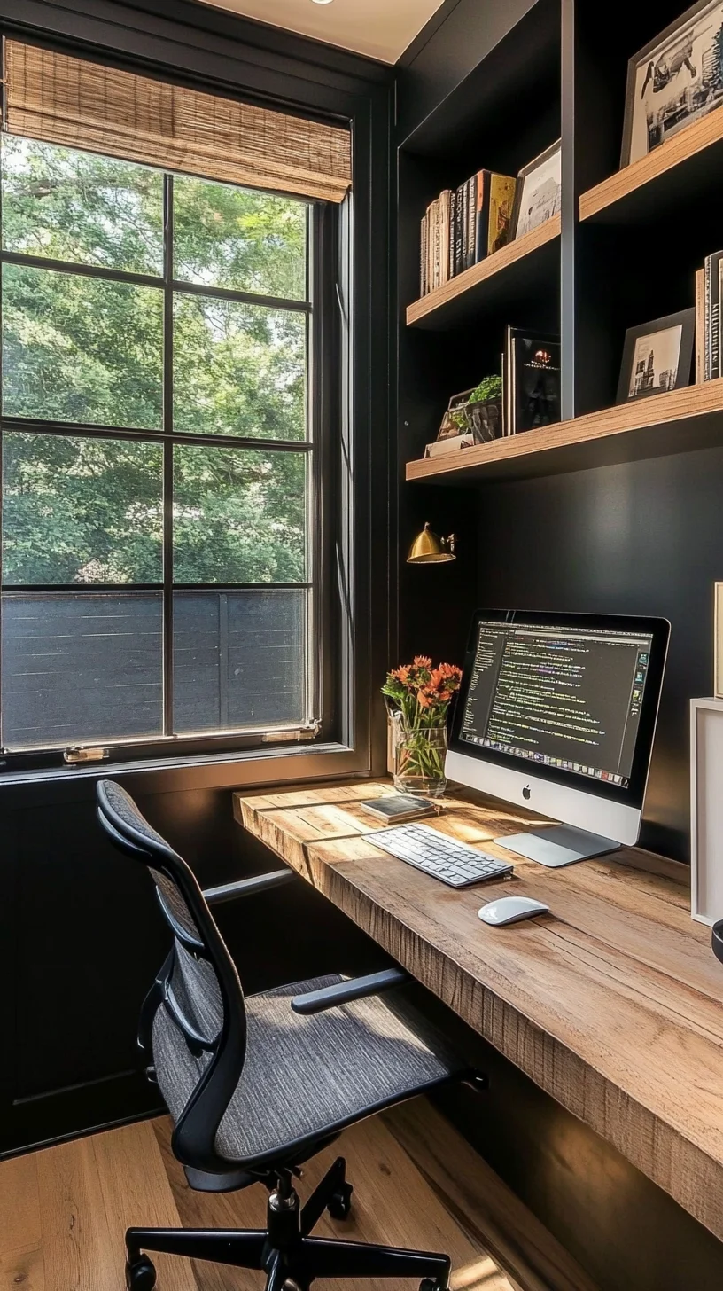 Transform Your Workspace into a Cozy, Productive Retreat with Rustic Charm