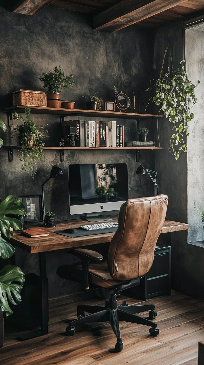 Transform Your Workspace: Rustic Elegance Meets Modern Minimalism