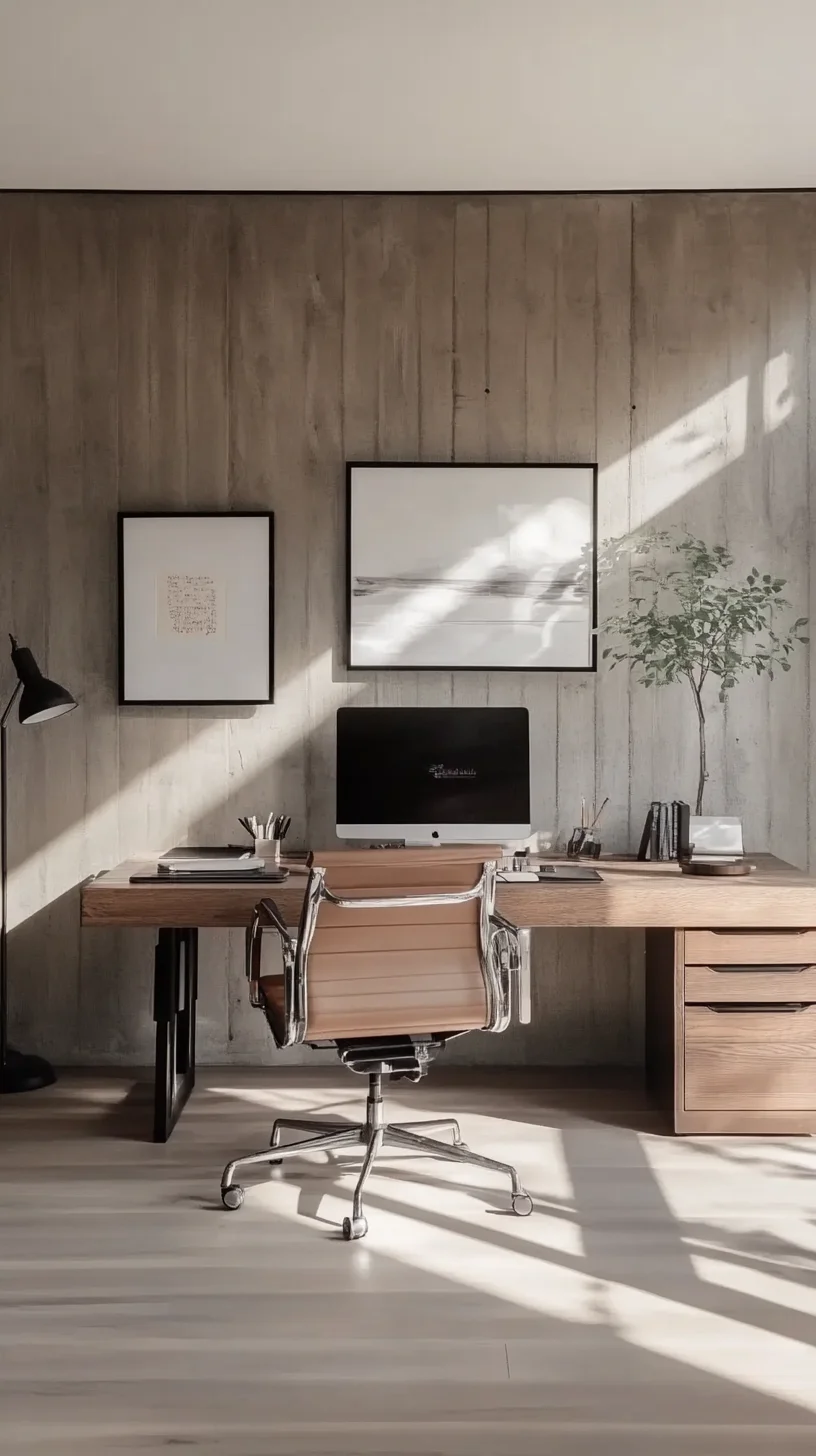 Transform Your Workspace with Minimalist Elegance and Natural Light