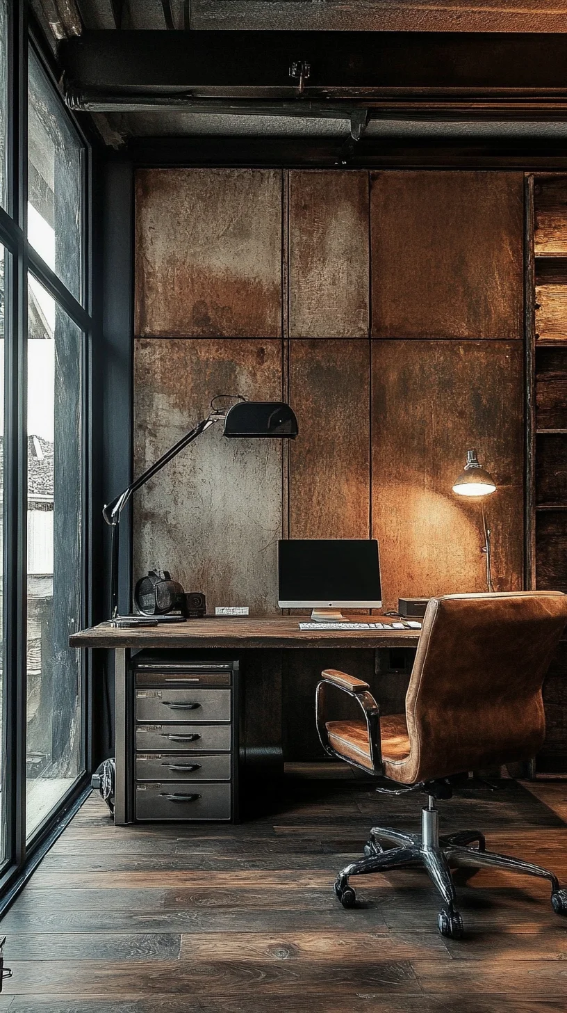 Unleash Your Creativity with an Industrial-Style Home Office