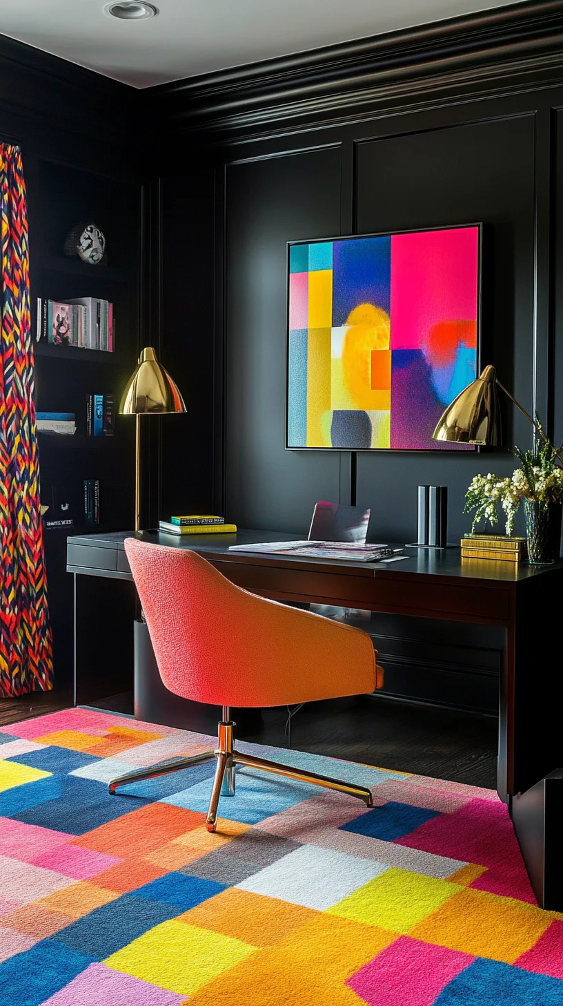 Vivacious Vibrancy: Transform Your Workspace with Bold Colors and Modern Elegance